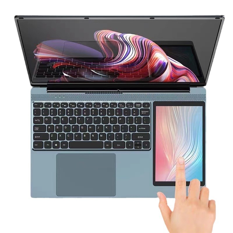 15,6+7 inchi cu ecran dublu windows laptop touch screen 2-in-1 laptop